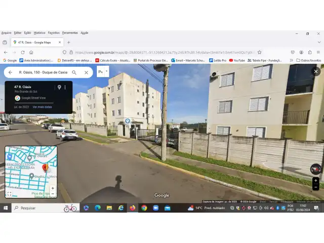 O APARTAMENTO Nº 44 BLOCO O, RESIDENCIAL DUQUE DE CAXIAS, RUA OÁSIS, Nº 150, SÃO LEOPOLDO- RS