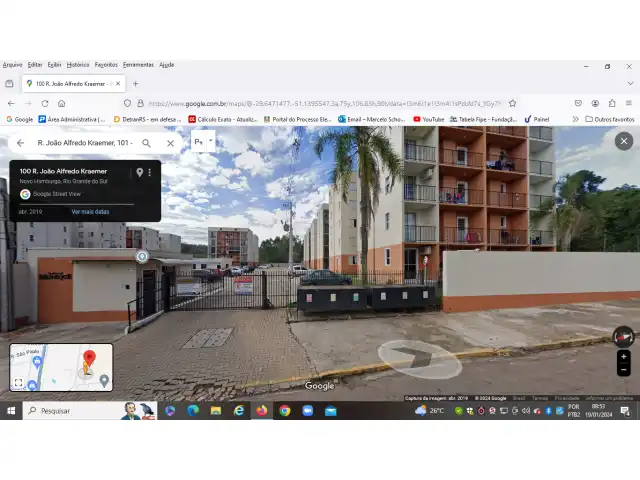 O APARTAMENTO 21 BLOCO A, "RESIDENCIAL MUNIQUE", RUA JOÃO ALFREDO KRAEMER, Nº 100, ROSELANDIA, NOVO HAMBURGO- RS