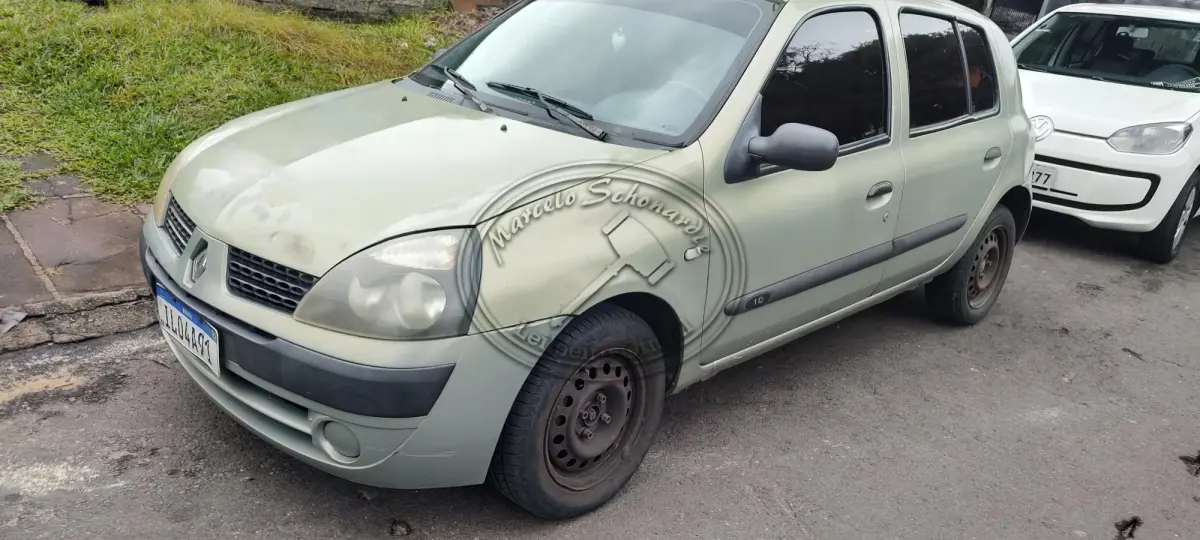 LOTE 001 - 01 VEÍCULO RENAULT/ CLIO AUT. 1.0 ANO/ MODELO 2003/ 2004, PLACAS ILO4A91